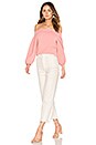view 4 of 4 Off Shoulder Top in Pitaya Pink