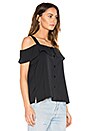 view 2 of 4 Strappy Off Shoulder Top in Black