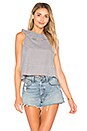 view 2 of 6 Ruffle Strappy Top With Tie Detail in Black Stripe Multi