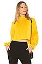 view 1 of 4 Pleated Crop Top in Mango