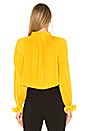 view 3 of 4 Pleated Crop Top in Mango