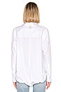 view 3 of 4 Oversized Hem Detail Top in White