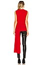 view 4 of 4 Draped Top in Red