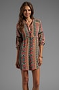 view 1 of 6 Shakeela Shirt Dress in Bottle