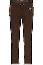 view 3 of 3 Minimal THRILLS Work Chopped Chino in Postal Brown