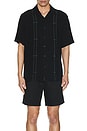 view 4 of 4 Arch Bowling Shirt in Black