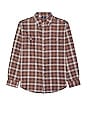 view 1 of 4 Genuine Oversized Flannel in Rum Raisin