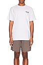 view 4 of 4 The Paradox of Paradise Merch Fit Tee in White