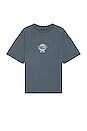 view 1 of 3 Spectral Static Box Fit Oversize Tee in Dark Slate