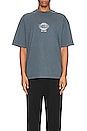 view 3 of 3 Spectral Static Box Fit Oversize Tee in Dark Slate