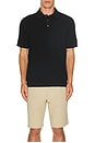 view 4 of 4 Pique Polo Sweater Shirt in Black