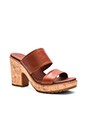 view 2 of 5 Roslyn Slide Sandal in Medium Brown
