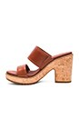 view 5 of 5 Roslyn Slide Sandal in Medium Brown
