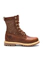 view 1 of 5 Authentics Open Weave Boot in Medium Brown & Brown Weave