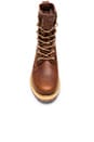 view 4 of 5 Authentics Open Weave Boot in Medium Brown & Brown Weave