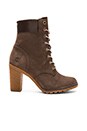 view 1 of 5 Glancy Boot in Dark Brown Nubuck