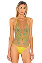view 2 of 5 Brooklyn Haze Bodysuit in Limelight
