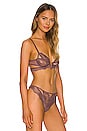 view 2 of 4 Kane V-Wire Bra in Aubergine