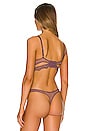view 3 of 4 Kane V-Wire Bra in Aubergine