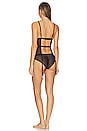 view 3 of 4 Monarch Basque Bodysuit in Black