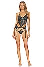view 4 of 4 Monarch Basque Bodysuit in Black