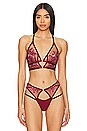 view 1 of 4 Cirsi Bralette in Burgundy