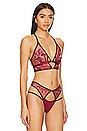 view 2 of 4 Cirsi Bralette in Burgundy