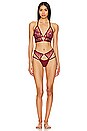 view 4 of 4 Cirsi Bralette in Burgundy