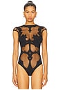 view 2 of 5 Outlaw Bodysuit in Black