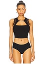 view 2 of 5 Kane Cropped Tank Top in Black