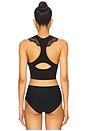view 4 of 5 Kane Cropped Tank Top in Black