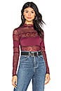 view 1 of 5 Amore Bodysuit in Cherry