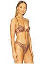 view 2 of 4 Kane V-wire Bra in Cocoa
