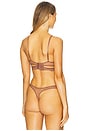 view 3 of 4 Kane V-wire Bra in Cocoa