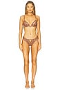 view 4 of 4 Kane V-wire Bra in Cocoa