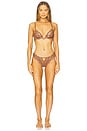 view 4 of 4 Kane Cutout Thong in Cocoa
