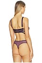 view 3 of 4 Scylla Bra in Eggplant