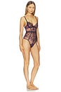 view 2 of 3 Scylla Bodysuit in Eggplant