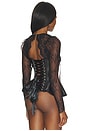 view 5 of 5 Daphne Corset in Black