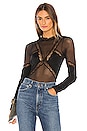 view 1 of 5 Hudson Lace Bodysuit in Black