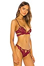 view 2 of 4 Kane Cutout V Wire Bra in Scarlet
