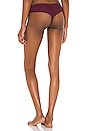 view 3 of 4 Eyelash Lace Mirage Thong in Cherry