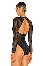 view 4 of 6 Chelsea Chevron Bodysuit in Black