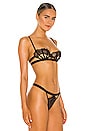 view 2 of 4 Sidney Open Cup Bra in Black
