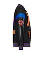 view 3 of 7 CHAQUETA BEISBOLERA KNICKS in Black