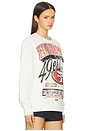 view 2 of 4 49ers Fleece Vintage Graphic Crew in Vintage White