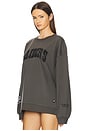 view 3 of 6 Raiders Oversized Crew Pullover & Crystal Rock in Charcoal