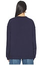 view 3 of 5 Cowboys Oversized Crew Pullover With Crystal Rock in Navy