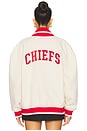 view 5 of 7 Chiefs Knitted Bomber in Cream