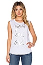 view 1 of 3 You Me Oui Cut Off Tank in White